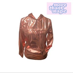⚡️More than Magic Rose Metallic Windbreaker hoodie